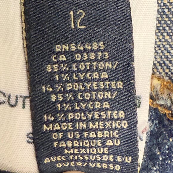 Women's AMERICAN EAGLE Five-Pocket Low-Rise Bootcut Jeans- Size 12 - Picture 12 of 14